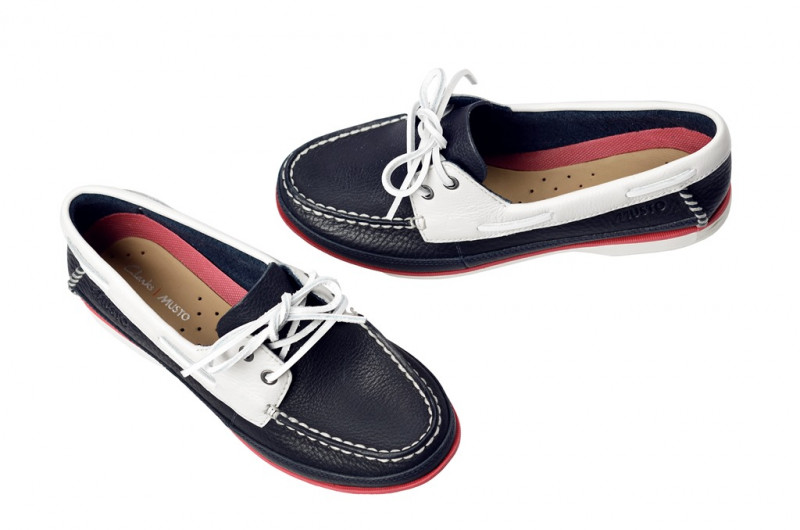 Clarks Jetto Deck Musto Schuhe blau