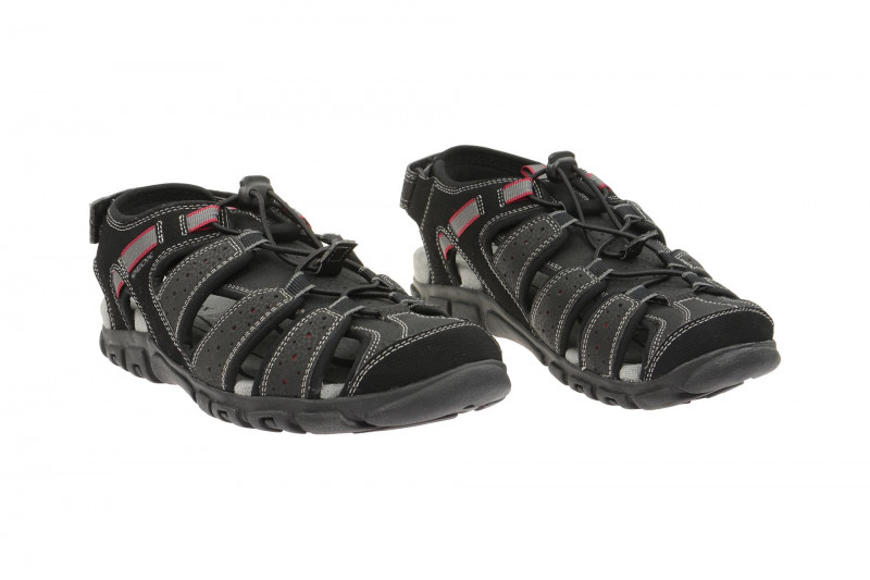 Geox Strada Sandale schwarz U6224B