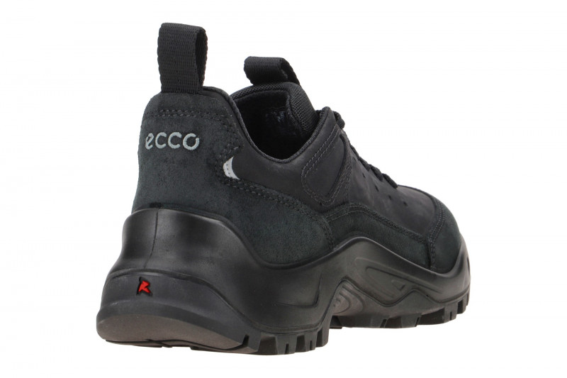 Ecco Offroad Herren Schuhe schwarz Nubuck 822344