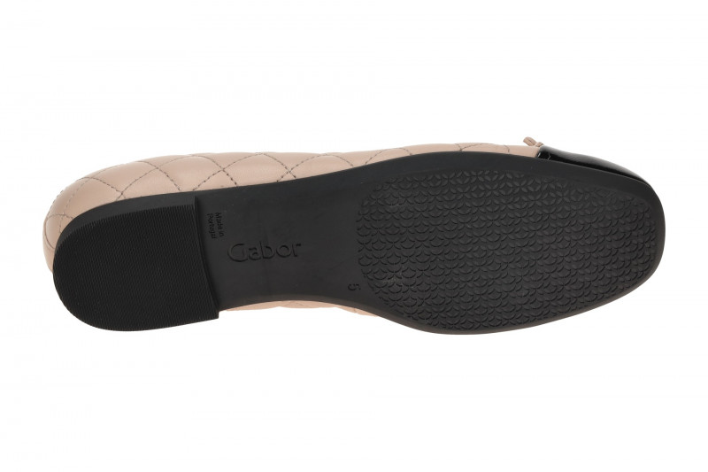 Gabor comfort Ballerina rosa schwarz gesteppt 62.612.21