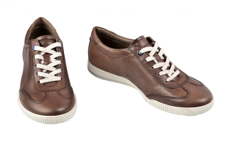 Ecco Crisp Schuhe in braun - edler Damen Sneaker
