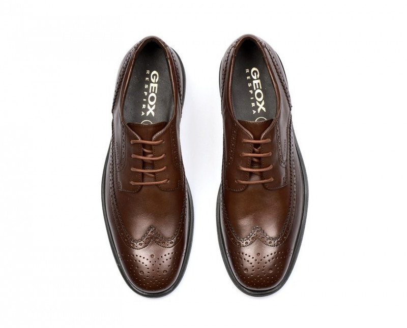 Geox Dublin Schuhe cognac braun U34R2B 00043 C6001