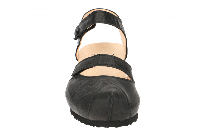 Think Kessy Sandale schwarz Glattleder