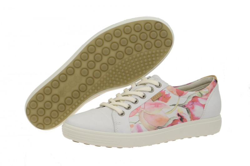 Ecco Soft 7 Schuhe weiß Floral Print 43000359768