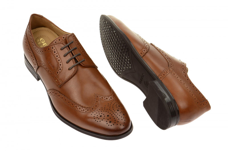 Geox Albert Schuhe braun brandy U44W3B