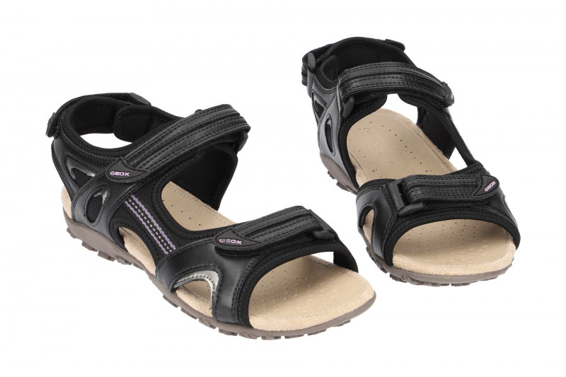 Geox Strel Sandale schwarz - D1125C