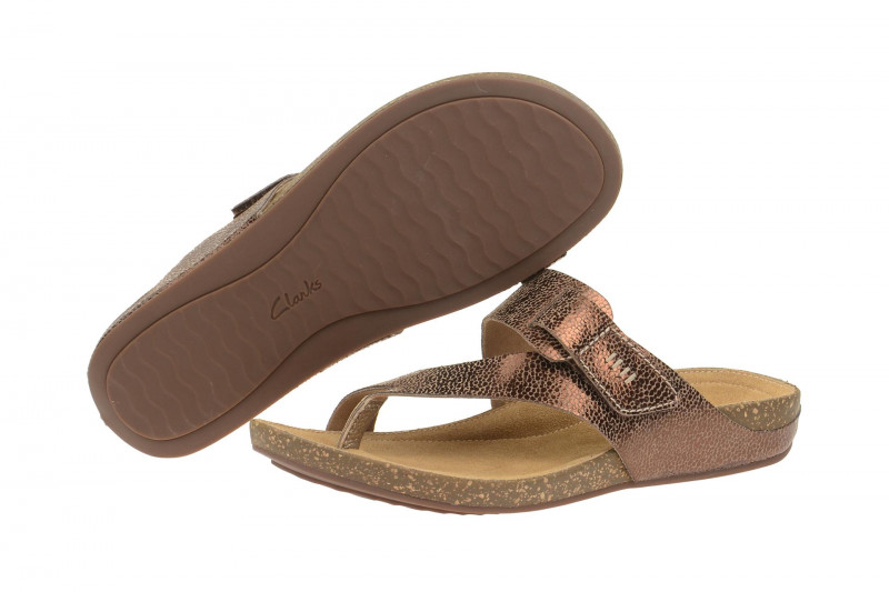 Clarks Perri Coast Pantolette bronze metallic 26105891