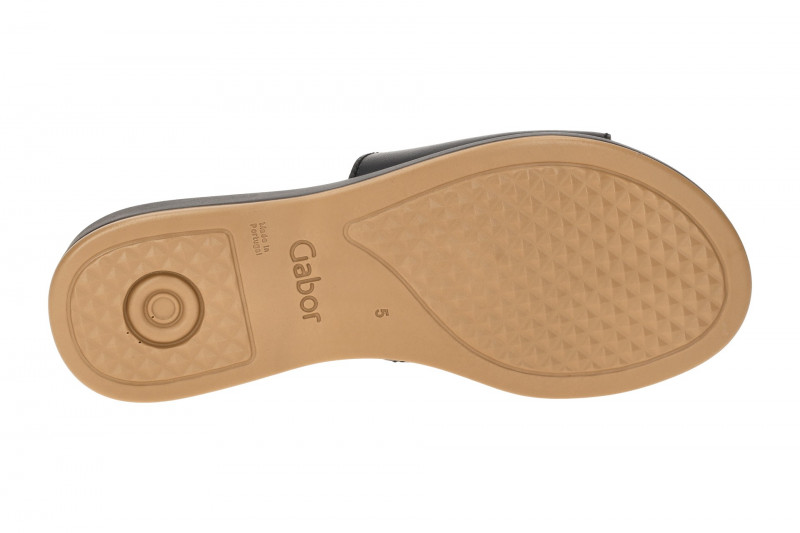 Gabor Pantolette schwarz Nappa 82.730.57