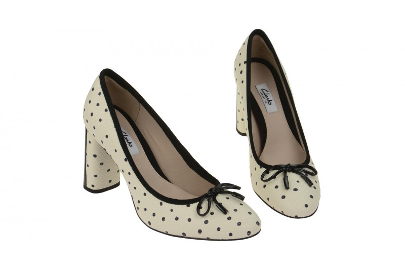 Clarks Pumps Idamarie Faye weiß schwarz 26118812 4