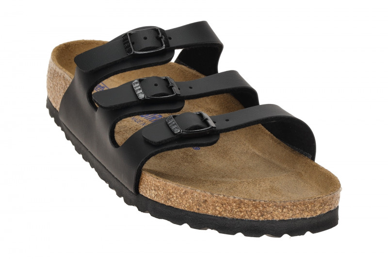 Birkenstock Florida Pantolette schwarz Normal-Weit 53011