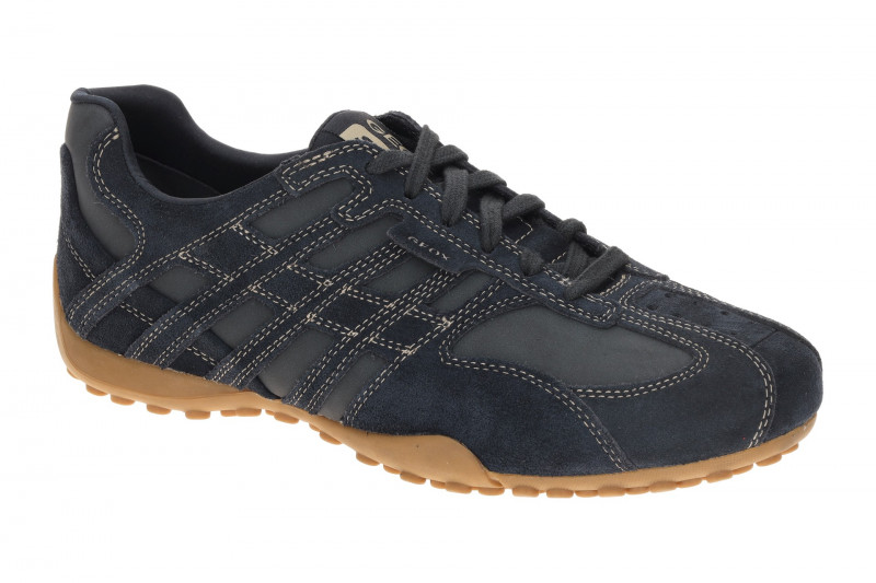 Geox Snake Schuhe dunkelblau Velour Nubuck U55MNB