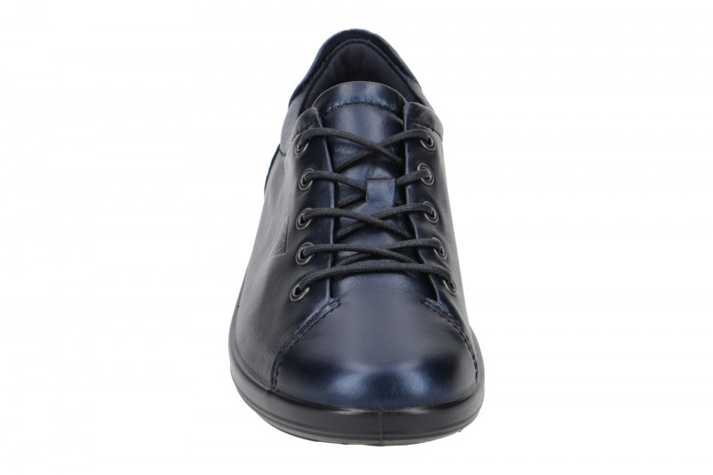 Ecco Soft 2 Schuhe blau metallic