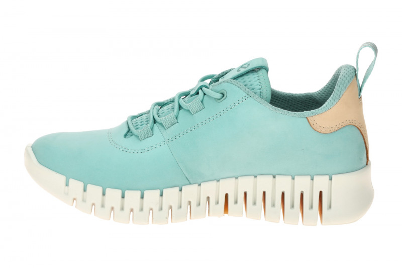 Ecco Gruuv Schuhe türkis blau Damen Sneakers 218203