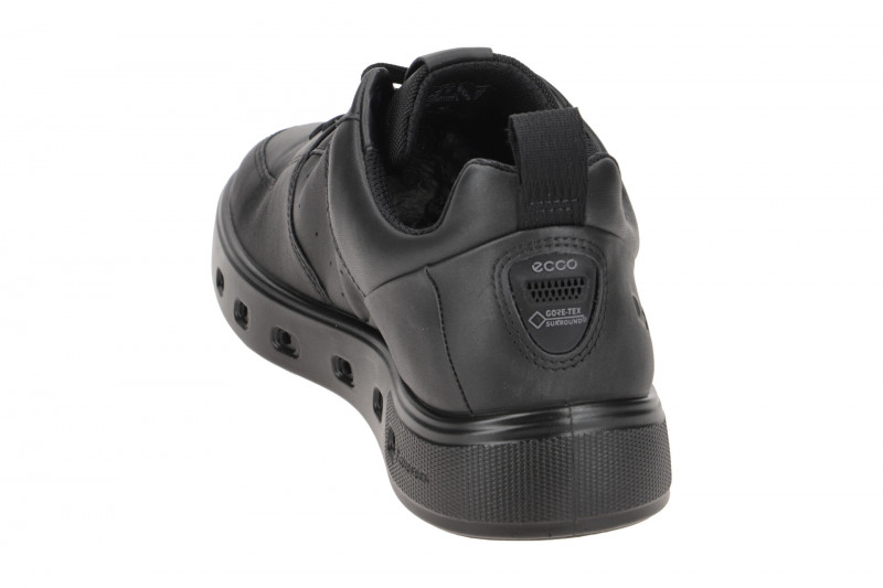 ecco Street 720 Schuhe schwarz all black GORE-TEX Surround