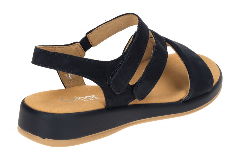 Gabor Sandale blau Nubuck Klett 82.733.36