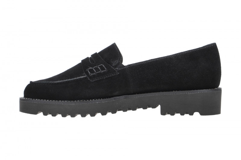 Paul Green 2794 Schuhe Slipper schwarz Velour Strass