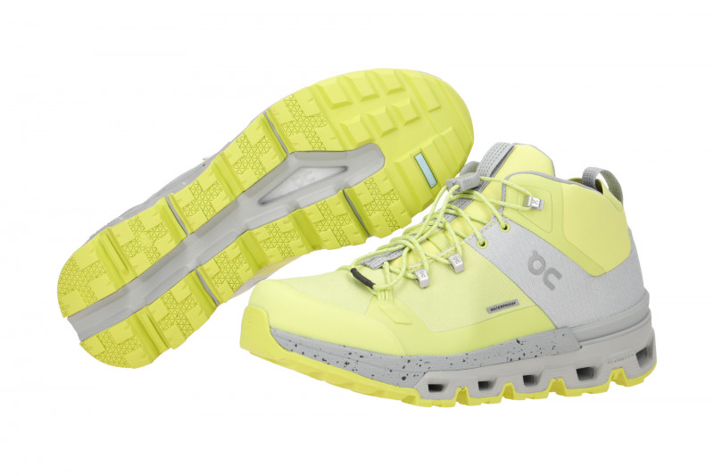 on CloudTrax Waterproof Schuhe gelb grau Damen Trekking