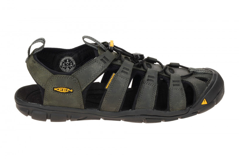 KEEN Clearwater Outdoor Sandale dunkelgrau Leder 1013107