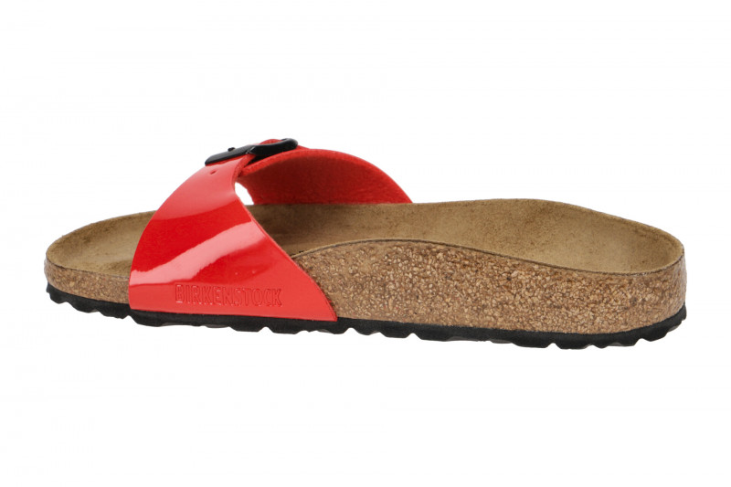Birkenstock Madrid BS Pantolette rot Lack 1019460