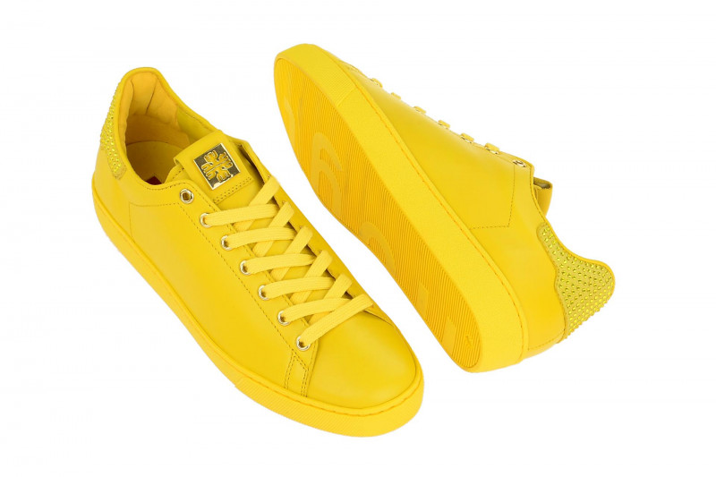 Högl Sneaker Schuhe gelb Swarovski