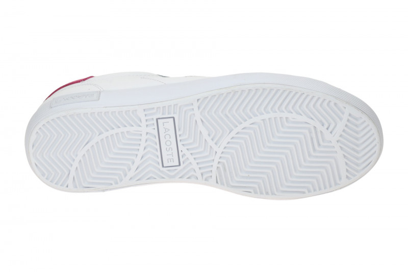 Lacoste Powercourt Schuhe Sneakers weiß pink Damen 0086