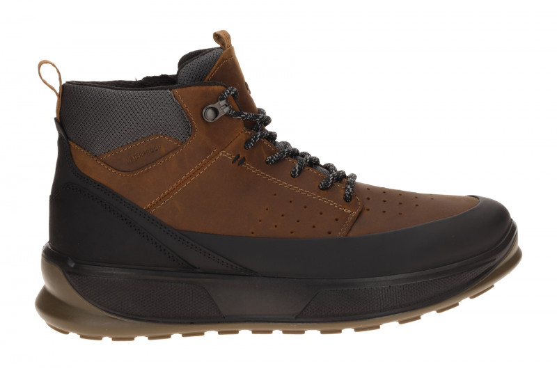 Ecco Byway Stiefelette braun schwarz Nubuck Waterproof 522864