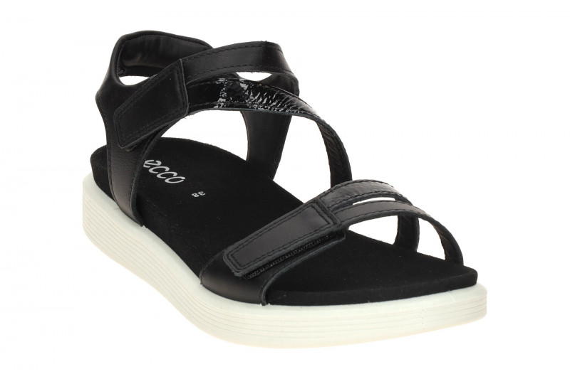 Ecco Soft Sandalen schwarz Riemen 238803