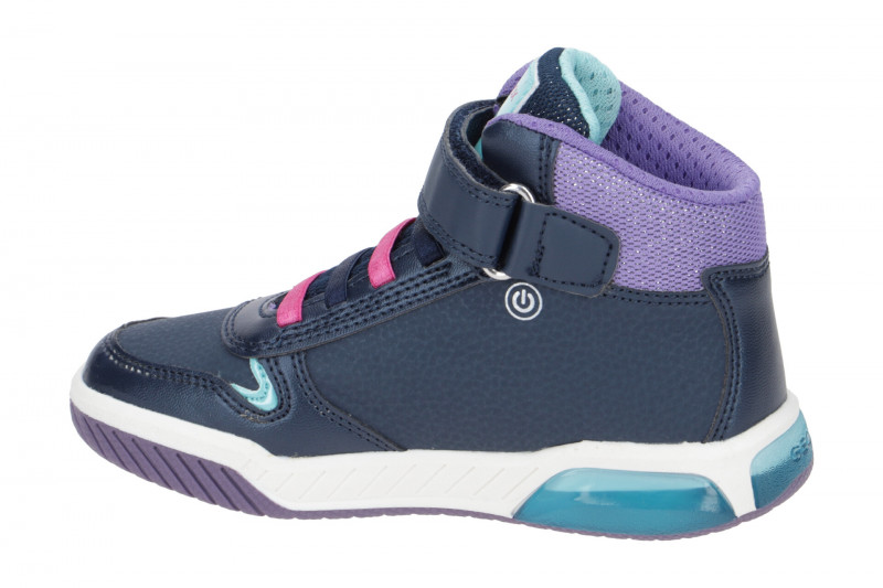 Geox Inek Einhorn Schuhe blau Blinker