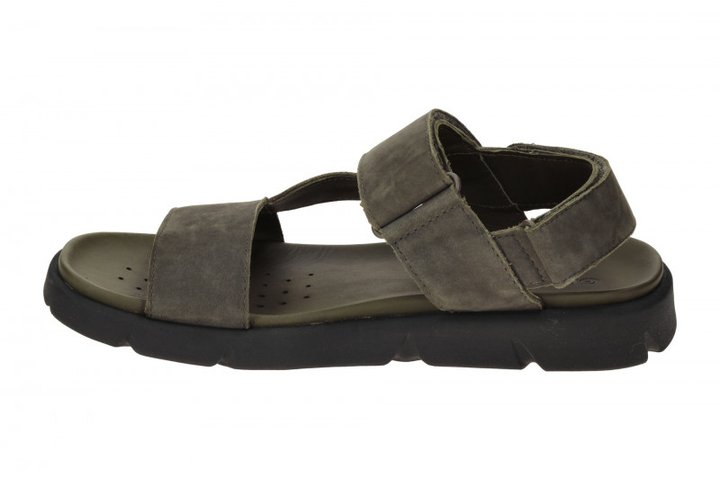 Geox Xand 2S Herren Sandalen dunkel-grün Nubuck U15BGB