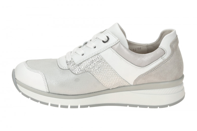 Gabor comfort Sneaker Schuhe grau weiß K-Weite 66.306.61