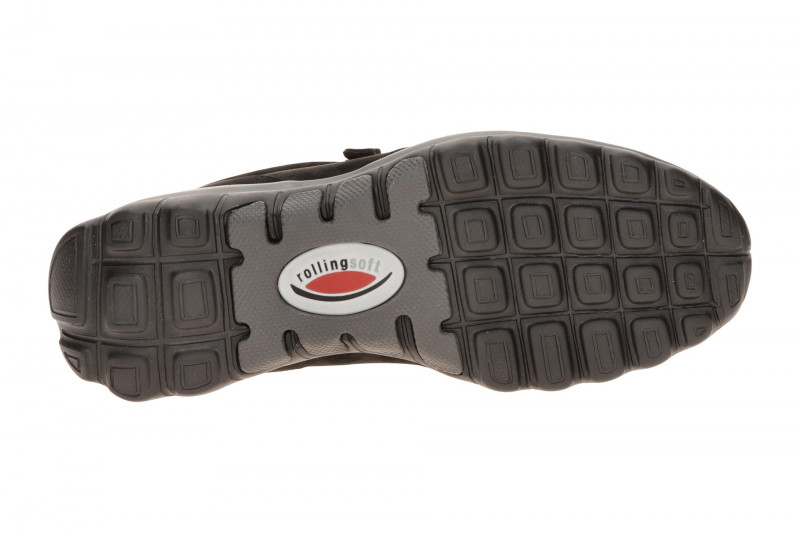Gabor RollingSoft Schuhe schwarz Nubuck 0100.01.001