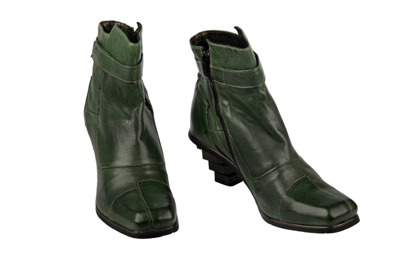 Eject New Square Stiefeletten E-12693 grün