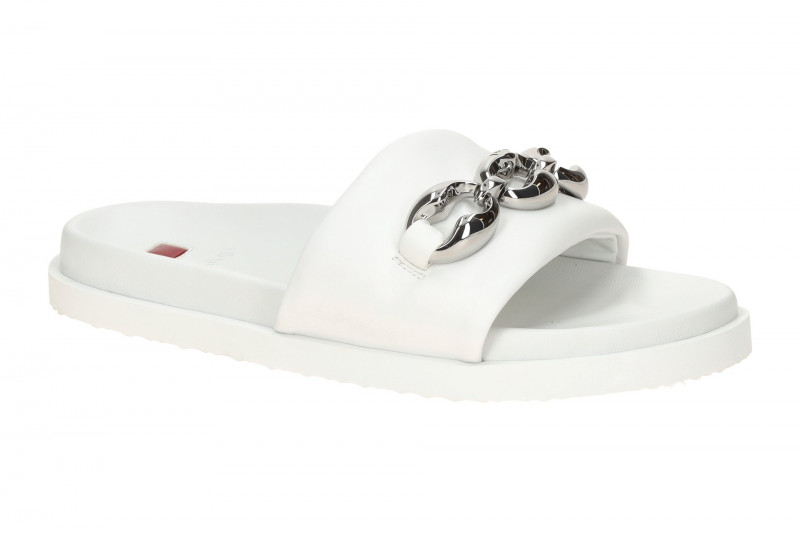 Högl Franka Pantolette weiß Kette 0810