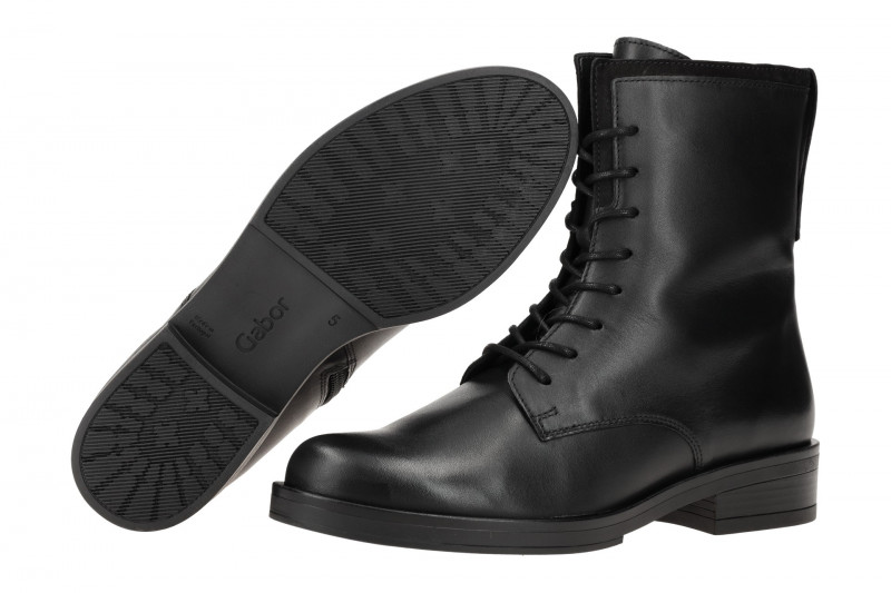 Gabor Fashion Stiefelette schwarz Glattleder 71.791.27