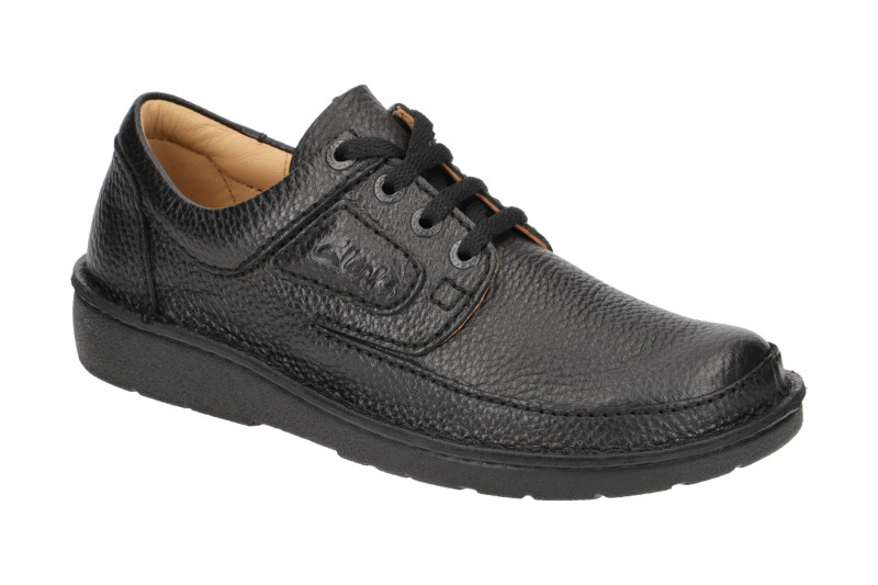 Clarks Nature 2 Schuhe schwarz Glattleder