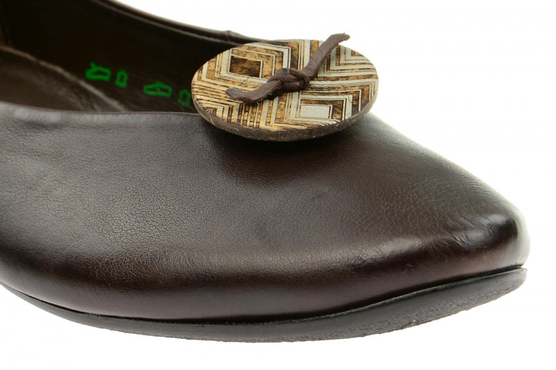 Think Guad Schuhe Slipper dunkel-braun 5-85792-41