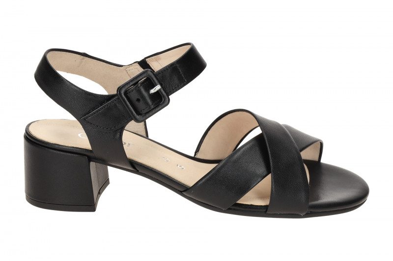 Gabor comfort Sandalette schwarz Nappa 62.913.27