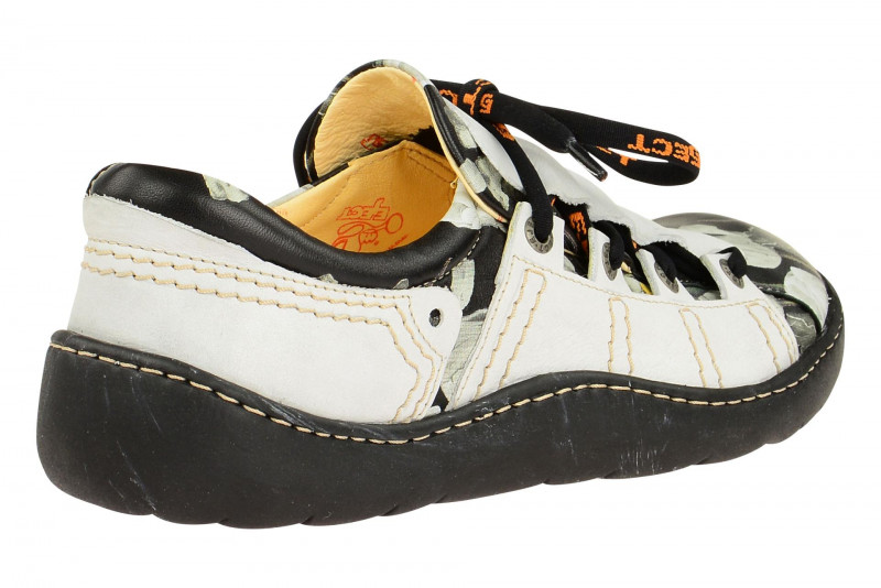 Eject Schuhe OCEAN weiß schwarz Blumen