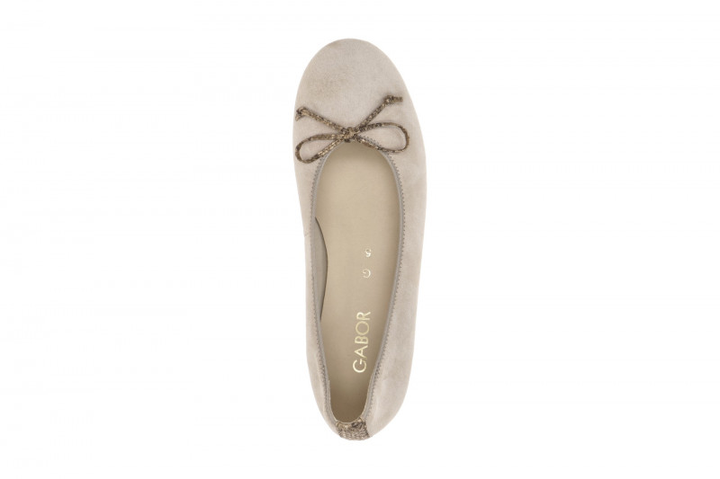 Gabor Pumps grau silk Samt Velour Schlange 3021