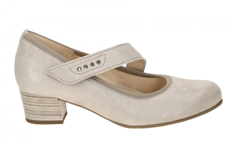 Gabor Pumps grau metallic H-Weite 66.149.14