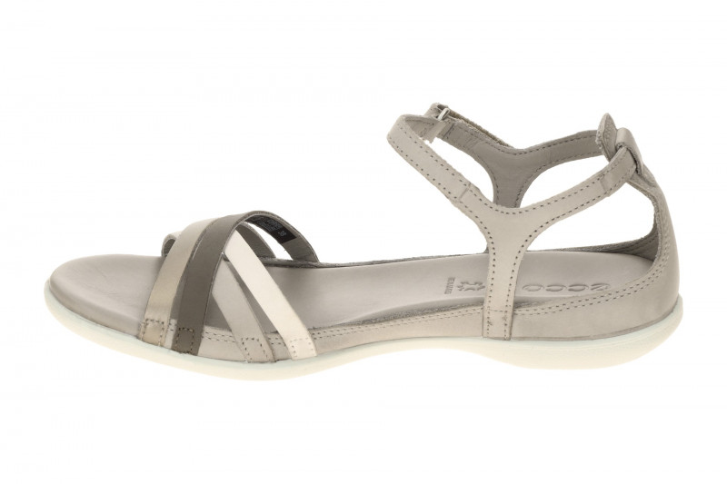 Ecco Flash Sandale grau metallic Kreuzriemen 244243
