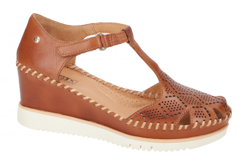 Pikolinos Aguadulce T-Steg Keil Sandale braun W3Z-1991