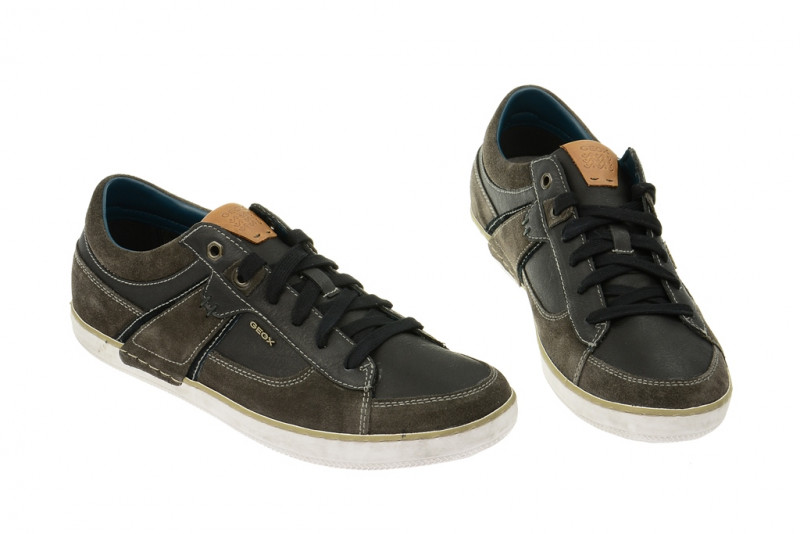 Geox Box Schuhe grau mud U44R3C