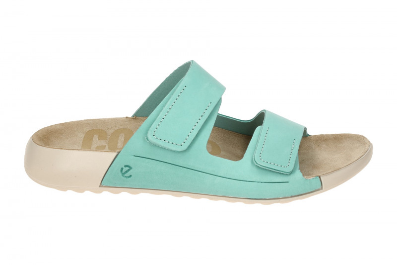 Ecco Cozmo Pantolette hellblau 2fach Klett 206823