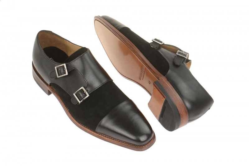 Gordon & Bros Schuhe schwarz Double Monk Lucquin 4924-I