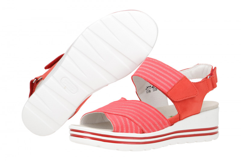 Waldläufer H-Michelle Sandale rot silber 728005