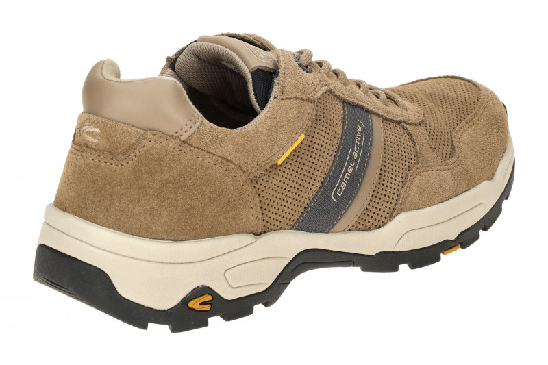 camel active Evolution Schuhe sand braun Velour perforiert 53EVA01