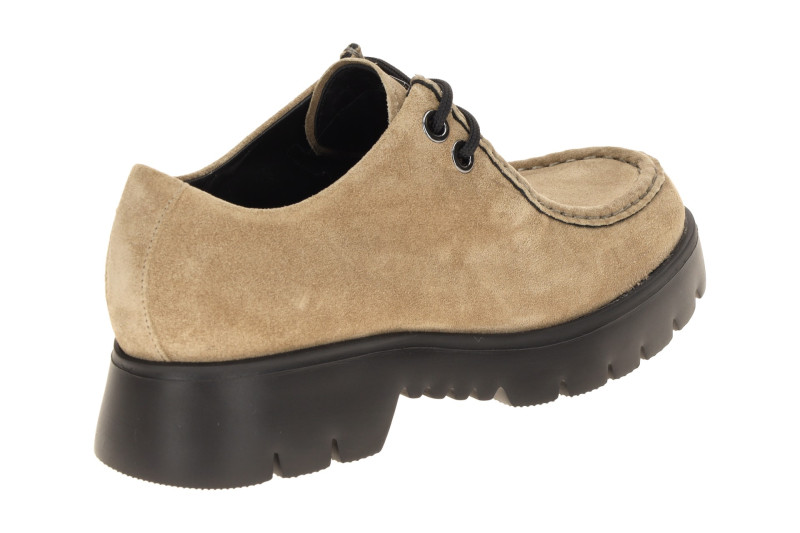 Högl Sally Schuhe Mokassin in taupe braun Velour 2412