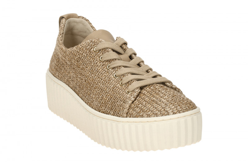 Gabor Plateau Schuhe Sneaker braun Bast 83.205.44