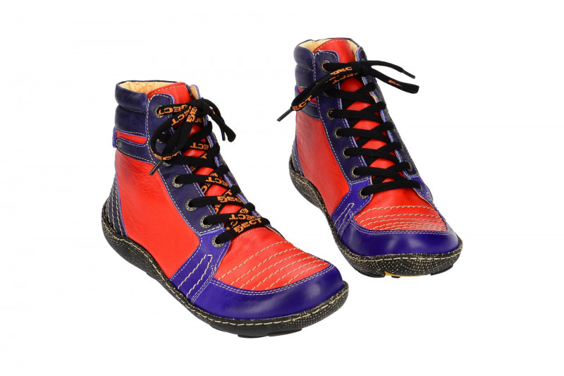 Eject Good Damen Stiefelette rot lila 18595